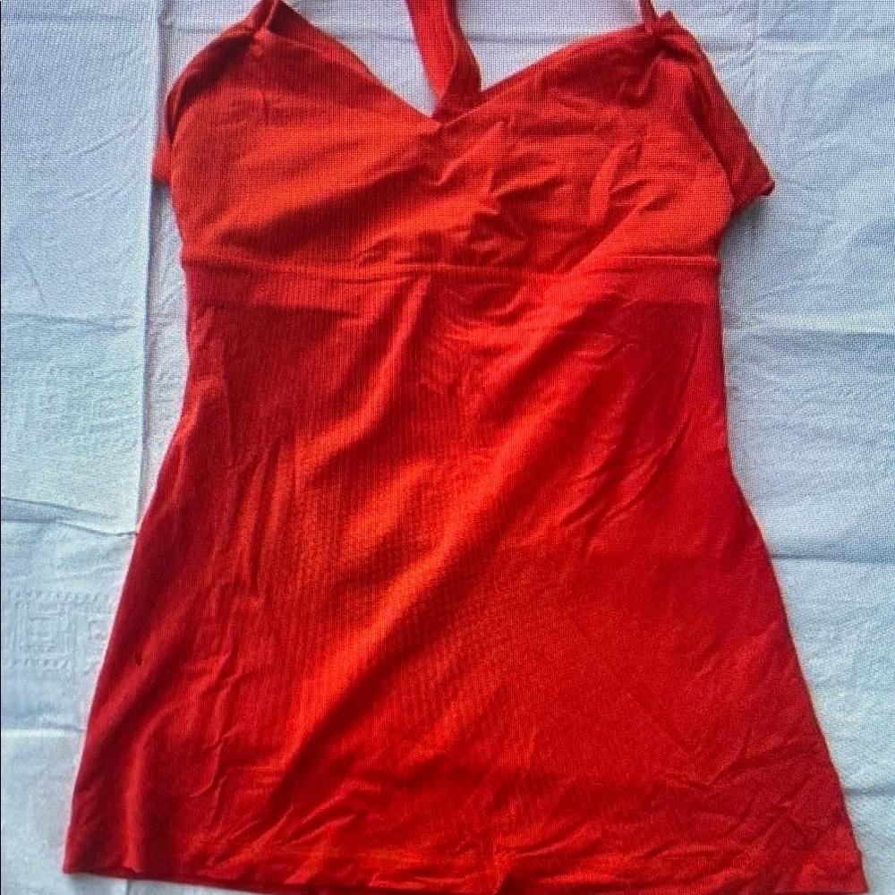 Lululemon red activewear dress